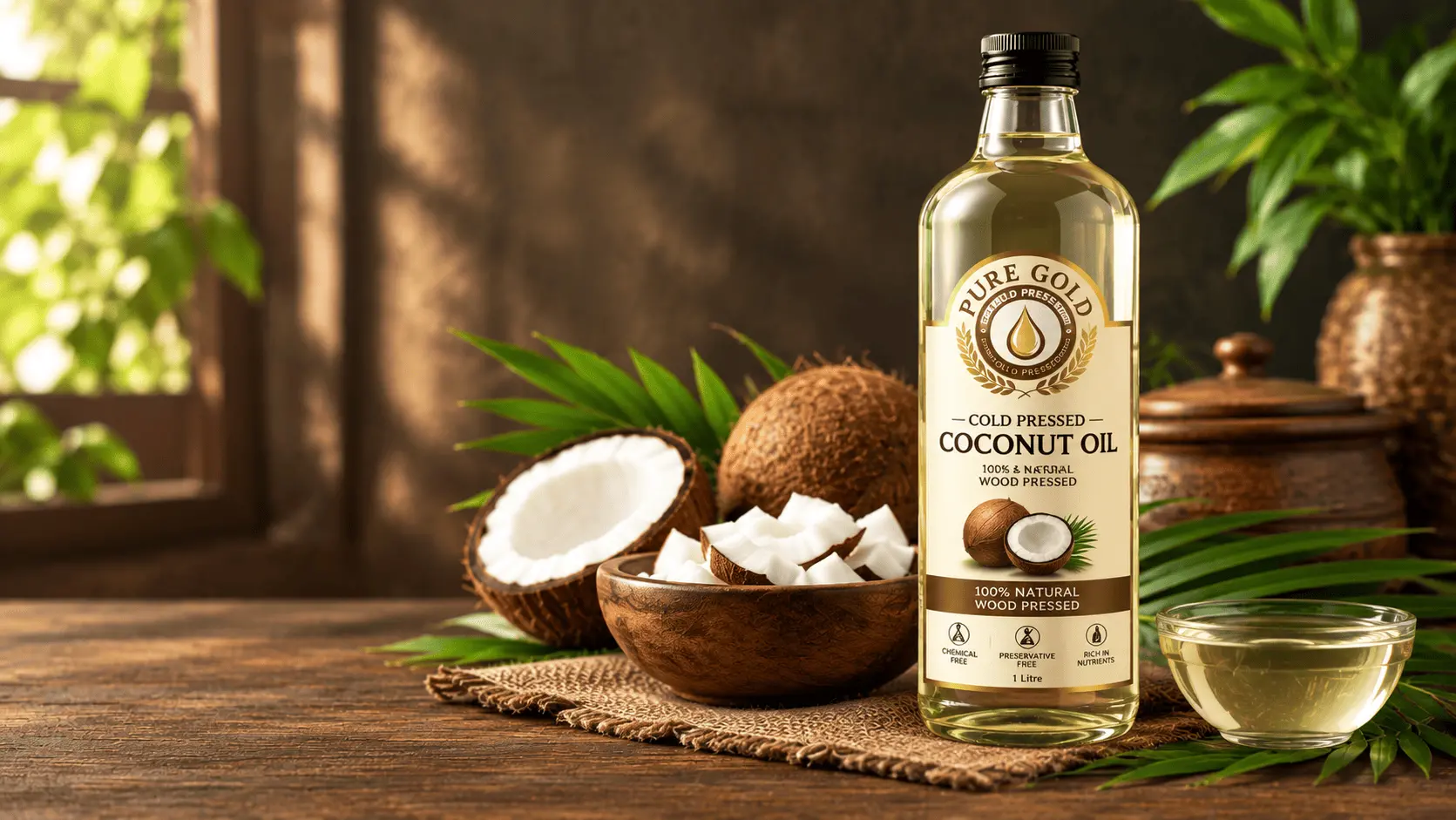 Pure Gold <br> Coconut Oil